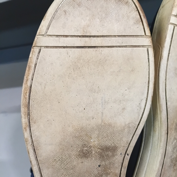 Prada Black and Cream Slip-On Loafers
